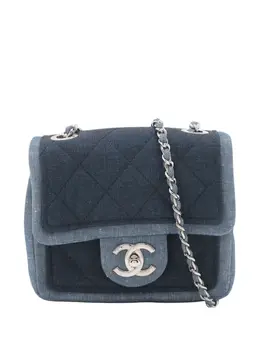 CHANEL Pre-Owned: Двухцветная сумка через плечо 