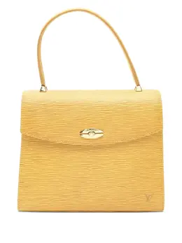 Louis Vuitton Pre-Owned: Жёлтая сумка-шоппер 