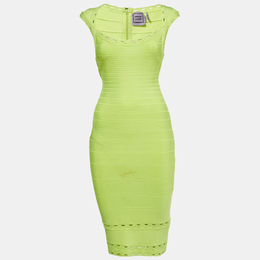 Herve Leger: Зелёное платье 