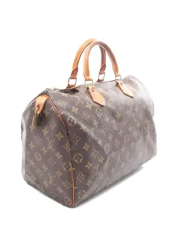 Louis Vuitton Pre-Owned: Коричневая сумка-шоппер 