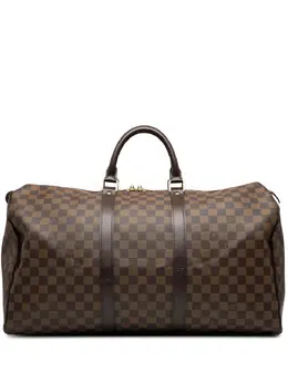 Louis Vuitton Pre-Owned: Коричневая дорожная сумка 