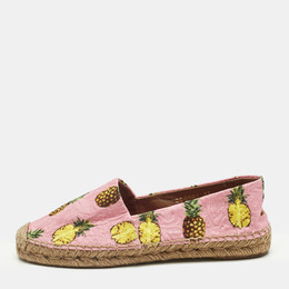 Dolce & Gabbana: Розовые мокасины 