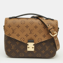 Louis Vuitton: Коричневая сумка  Pochette