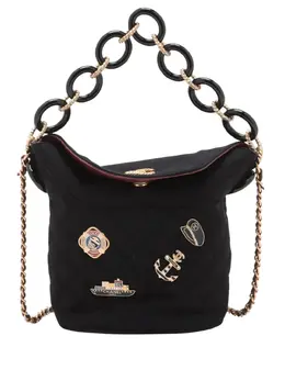 CHANEL Pre-Owned: Чёрная сумка 
