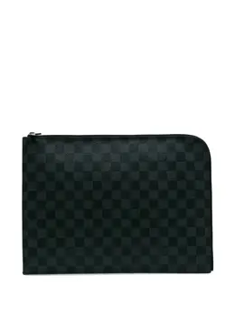 Louis Vuitton Pre-Owned: Чёрный клатч 
