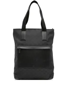 Gucci Pre-Owned: Чёрная сумка-шоппер 