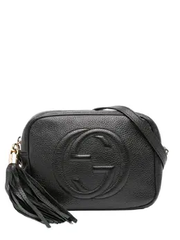 Gucci Pre-Owned: Чёрная сумка через плечо 