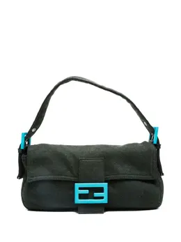 Fendi Pre-Owned: Зелёная сумка-шоппер 