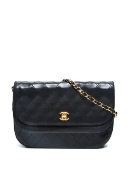 CHANEL Pre-Owned: Чёрная сумка 