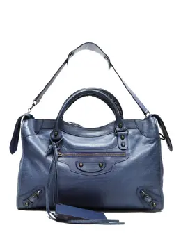 Balenciaga Pre-Owned: Голубая сумка 