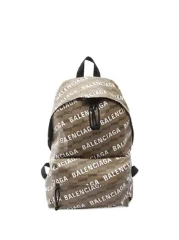 Balenciaga Pre-Owned: Коричневый рюкзак 