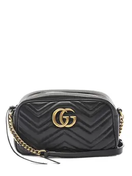 Gucci Pre-Owned: Чёрная сумка через плечо 