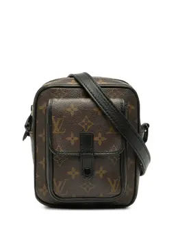 Louis Vuitton Pre-Owned: Коричневая сумка через плечо 