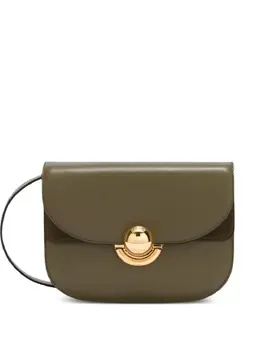 Furla: Зелёная сумка через плечо 