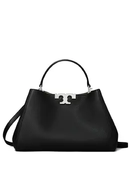 Tory Burch: Чёрная сумка через плечо  Eleanor