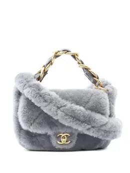 CHANEL Pre-Owned: Голубая сумка 