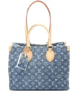 Louis Vuitton Pre-Owned: Голубая сумка 