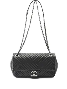 CHANEL Pre-Owned: Чёрная сумка 