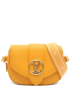 Louis Vuitton Pre-Owned: Жёлтая сумка 