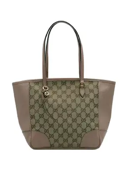 Gucci Pre-Owned: Коричневая сумка-шоппер 