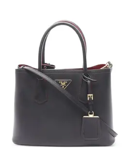 Prada Pre-Owned: Чёрная сумка-шоппер 