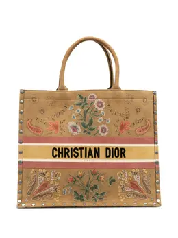 Christian Dior Pre-Owned: Сумка-шоппер с растительным принтом 