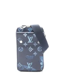 Louis Vuitton Pre-Owned: Голубая сумка через плечо 
