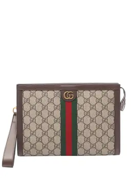 Gucci Pre-Owned: Коричневый клатч 