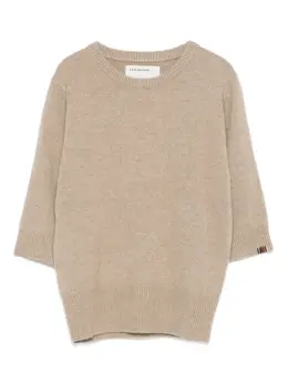 extreme cashmere: Бежевый свитер 