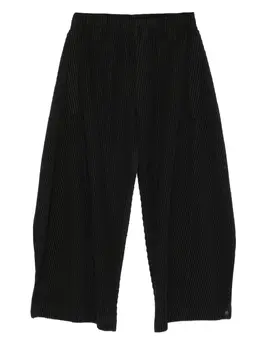Homme Plissé Issey Miyake: Чёрные брюки 