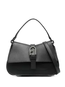 Furla: Чёрная сумка-шоппер 