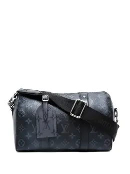 Louis Vuitton Pre-Owned: Чёрный чемодан 