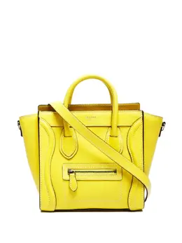 Celine Pre-Owned: Жёлтая сумка-шоппер 