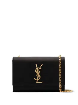 Saint Laurent: Чёрная сумка через плечо  Kate