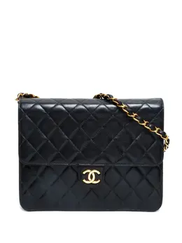 CHANEL Pre-Owned: Чёрная сумка 