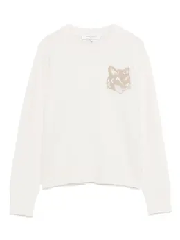 Maison Kitsuné: Свитер из мериноса 