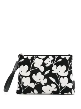 Furla: Клатч с растительным принтом 