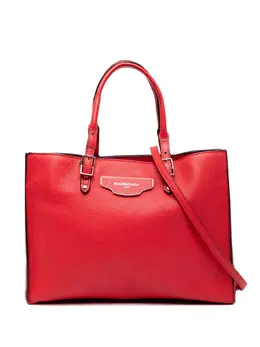 Balenciaga Pre-Owned: Серебристая сумка-шоппер 