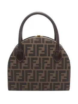 Fendi Pre-Owned: Коричневая сумка-шоппер 