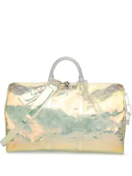 Louis Vuitton Pre-Owned: Белая дорожная сумка 