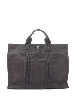 Hermès Pre-Owned: Коричневая сумка-шоппер 