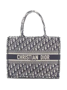 Christian Dior Pre-Owned: Синяя сумка-шоппер 