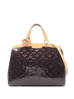 Louis Vuitton Pre-Owned: Тёмная сумка-шоппер 
