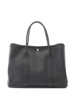 Hermès Pre-Owned: Чёрная сумка-шоппер 