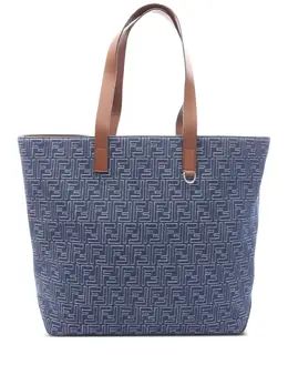 Fendi Pre-Owned: Голубая сумка 