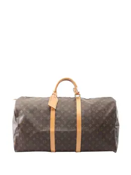 Louis Vuitton Pre-Owned: Коричневая дорожная сумка 