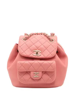 CHANEL Pre-Owned: Розовый рюкзак 