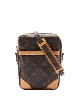Louis Vuitton Pre-Owned: Коричневая сумка через плечо 