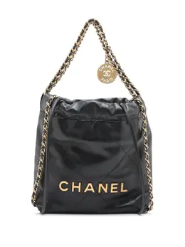 CHANEL Pre-Owned: Блестящая сумка 