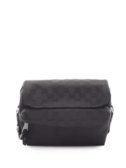 Gucci Pre-Owned: Чёрная сумка через плечо 